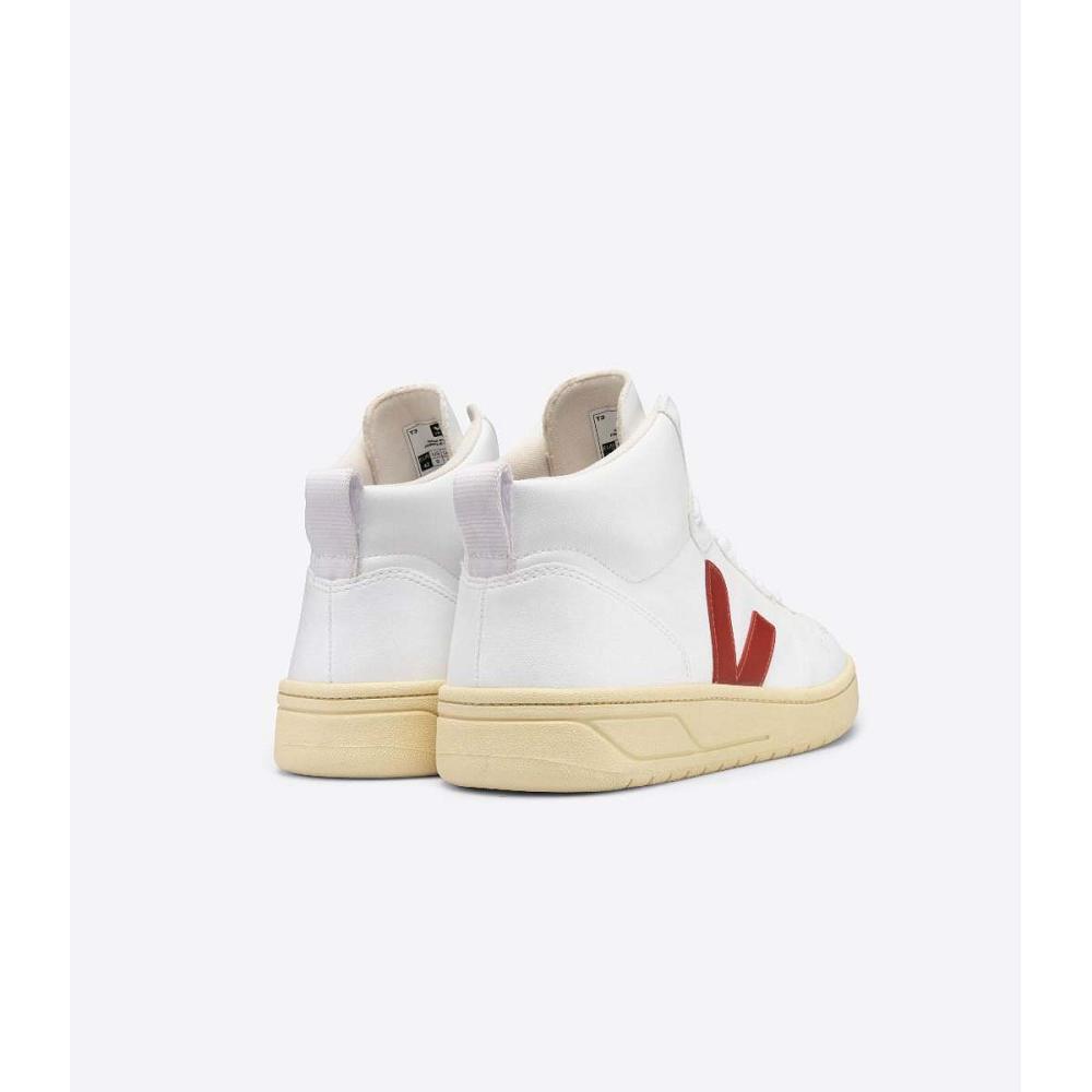 Veja V-15 CWL Vysoke Damske White/Red | SK 371YXF